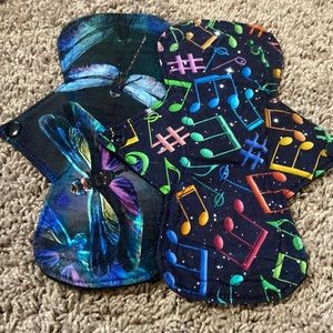 Reusable cloth pads from esty